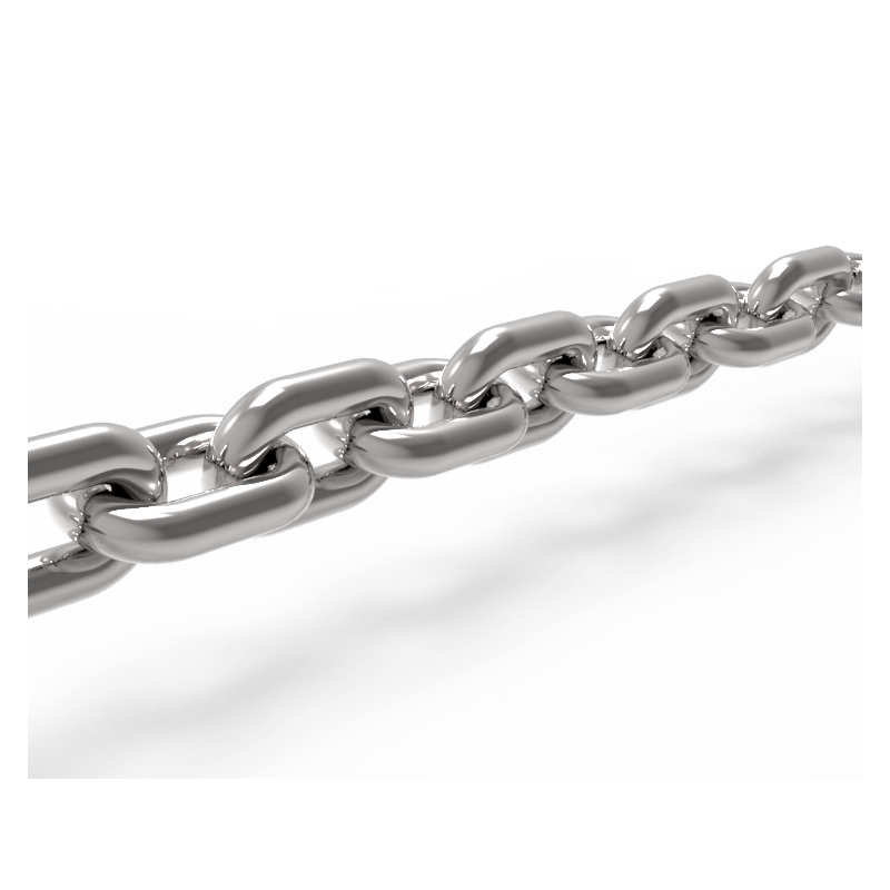 Galvanized steel load chain EN 818-7